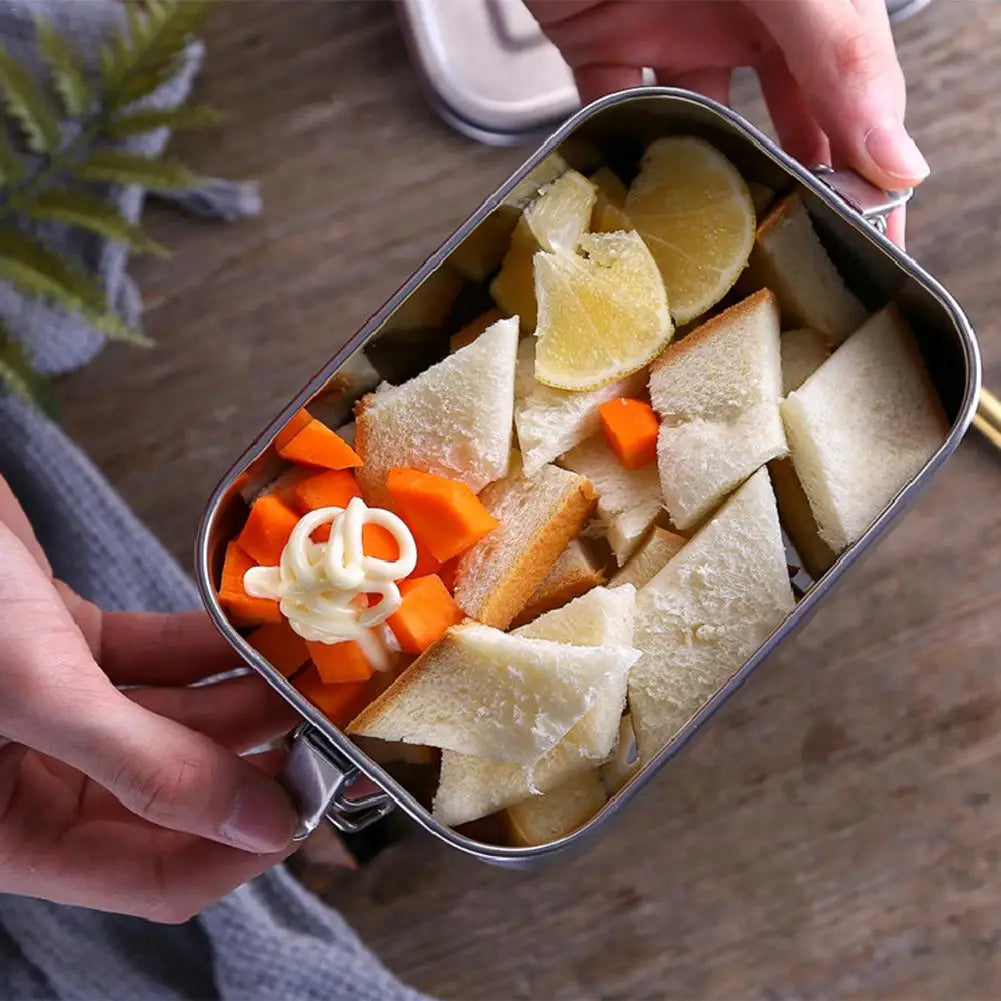Stainless Steel Square Lunch Box