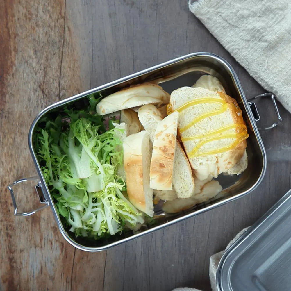 Stainless Steel Square Lunch Box