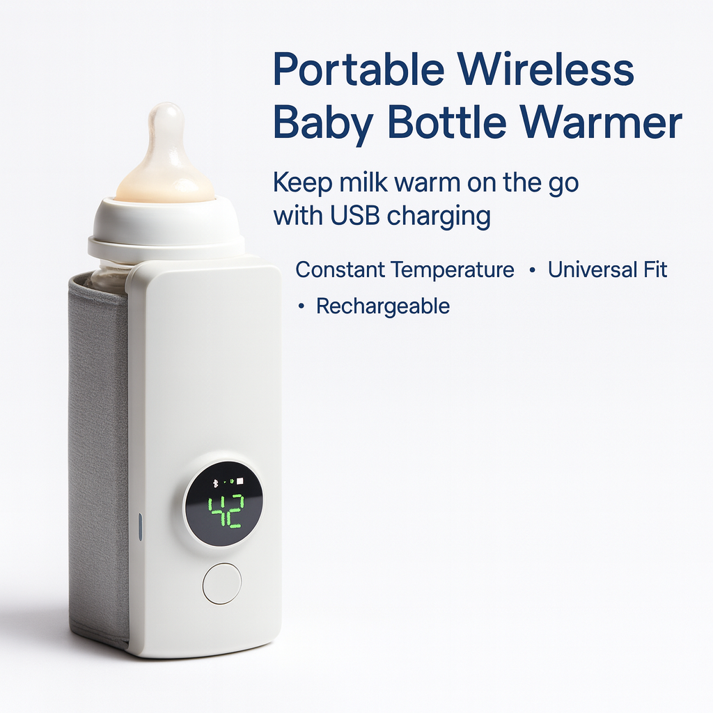 Portable Wireless Baby Bottle Warmer