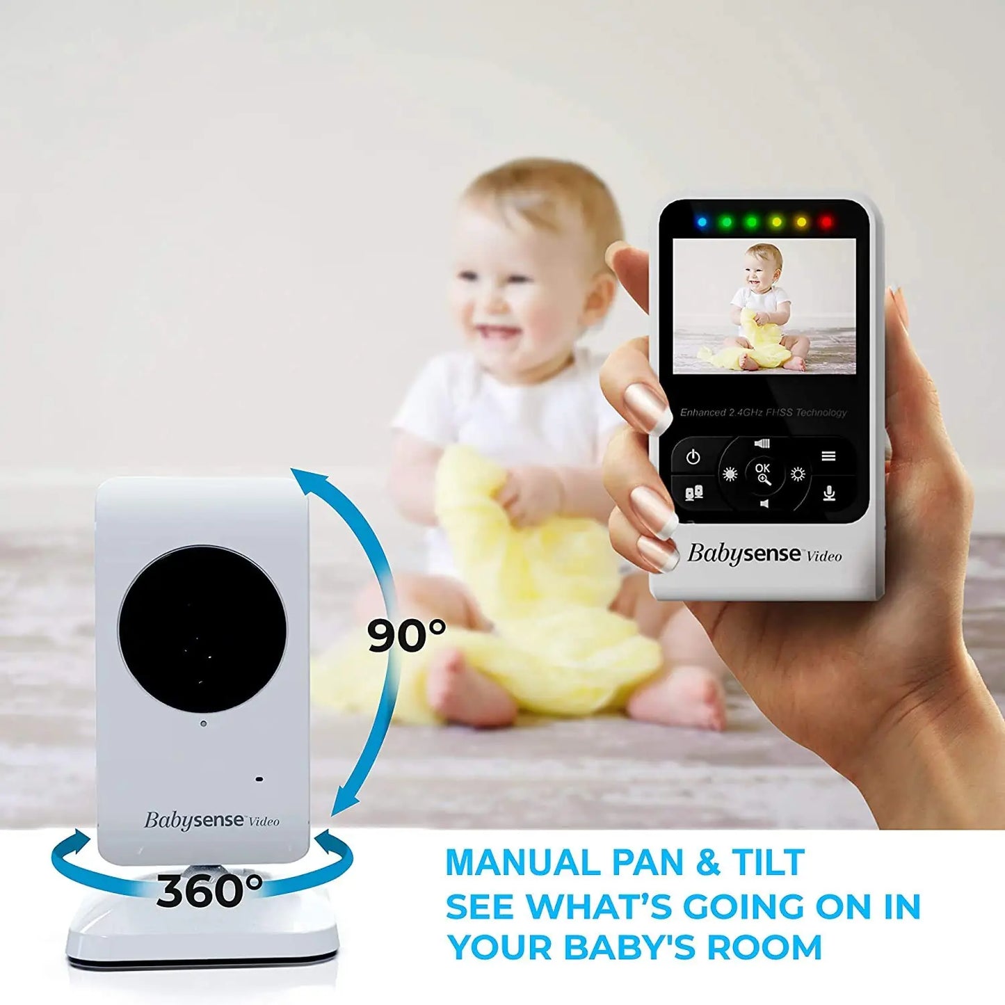 Babysense Baby Video & Movement Monitor - Bundle Pack