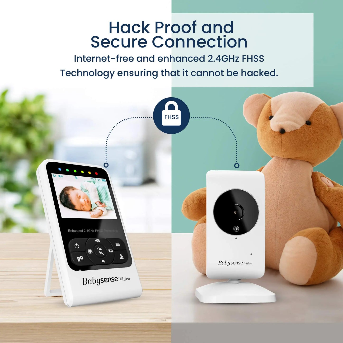 Babysense Baby Video & Movement Monitor - Bundle Pack