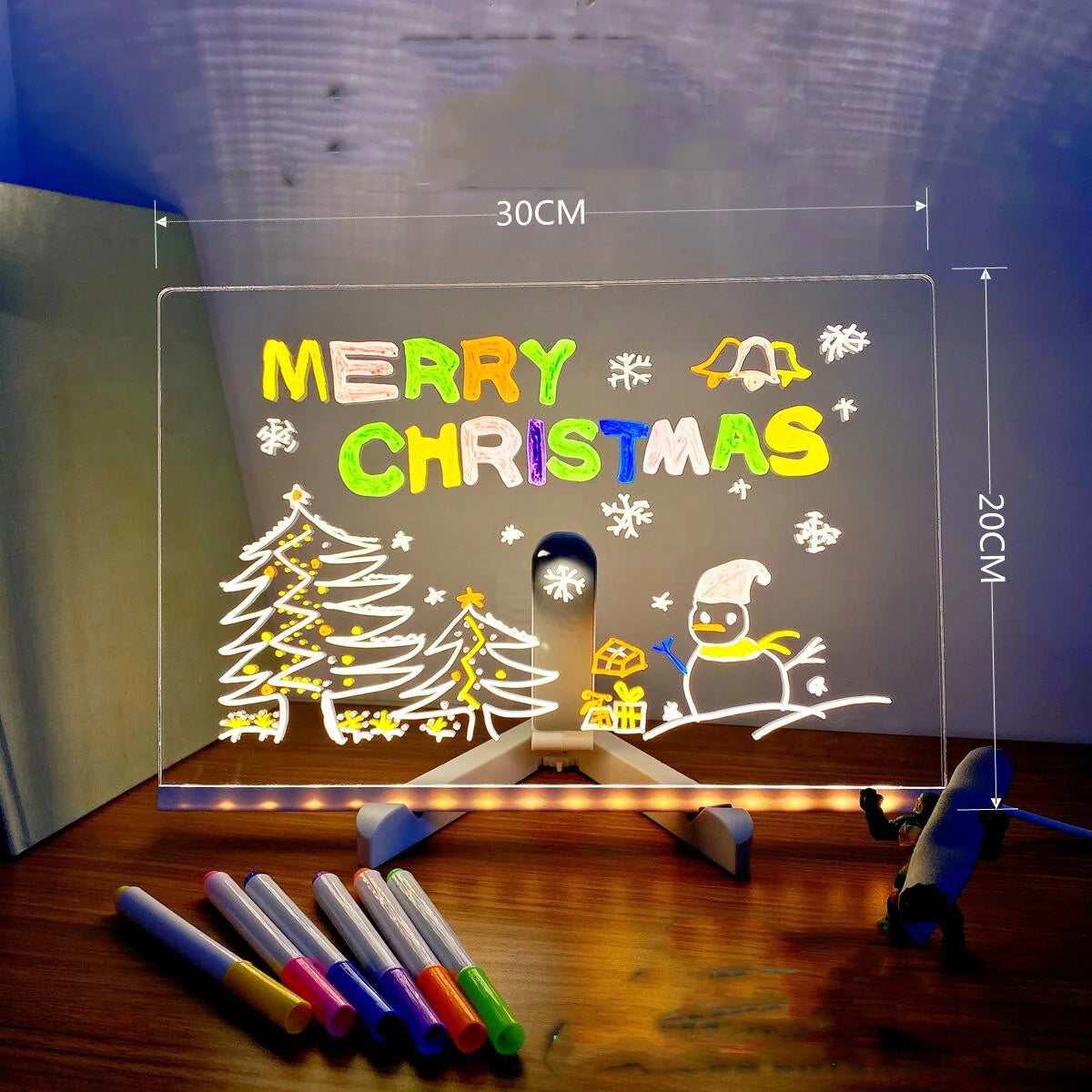 LED Transparent Drawing Board 30x20cm